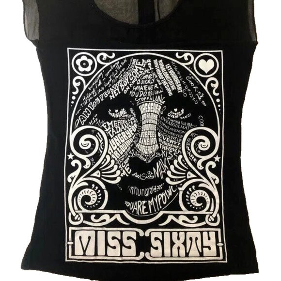 Archive Miss Sixty Topsz XS Black Color Italy - Picture 1 of 2